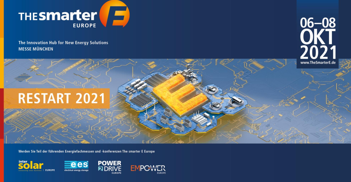 The smarter E Europe EM Power Europe vom 6.8. Oktober 2021 in